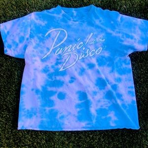 Tie-dye Panic! At the Disco shirt